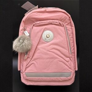 KIPLING Classroom 17" Laptop Backpack in Bridal Rose Color NWT $159